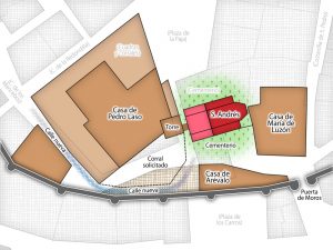 Plano general del sector Casas Pedro Laso de Castilla 1518