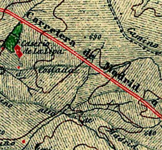 La forma y dimensiones del "bocado" que se le pegó a Vicálvaro pueden verse claramente comparando ediciones consecutivas de la hoja 559 del Mapa Topográfico Nacional. He aquí el "antes"
