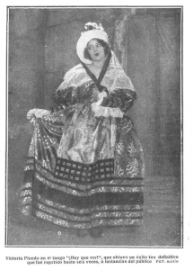 Victoria Pinedo en el tango "Hay que ver". Fuente: "Mundo Gráfico", 31/I/1923