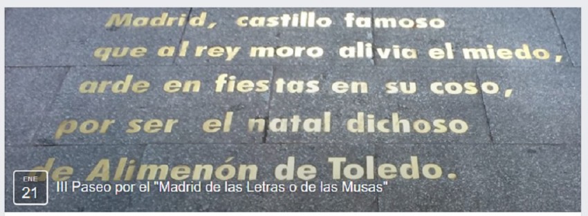 En este momento estás viendo III Paseo por el «Madrid de las Letras o de las Musas»