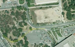 Los encauzamientos provisionales del tráfico en la zona fueron complementados por un enlace para salir a la A-6 por medio de una esquina del aparcamiento de la Escuela de Ingenieros de Caminos, Canales y Puertos.