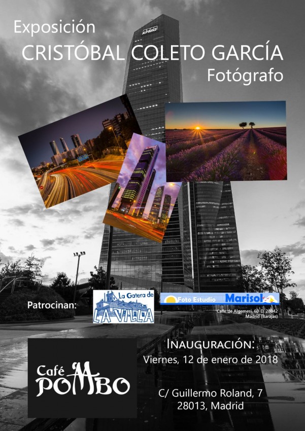Cartel exposición Cristóbal Coleto