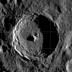 Cráter lunar bautizado en honor a Tycho Brahe.
