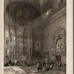 CAPILLA DEL OBISPO en la parroquia de S. Andres de Madrid CHAPELLE DITE DE L'ÉVÊQUE dans la paroisse de S.t André à Madrid Genaro y Juan Perez de Villa Amil dibujaron ; Jacottet et Benoist lith 1842