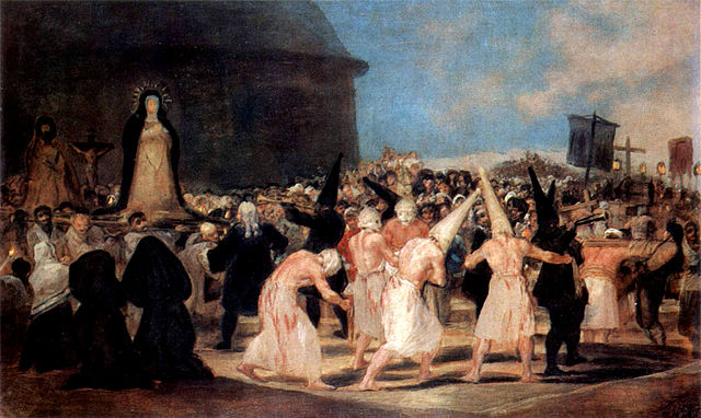 Procesión de disciplinantes. Goya