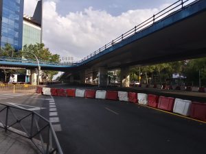 Bifurcación del puente principal y del ramal de López de Hoyos.