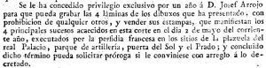 La Gaceta de Madrid, 11 noviembre 1808.